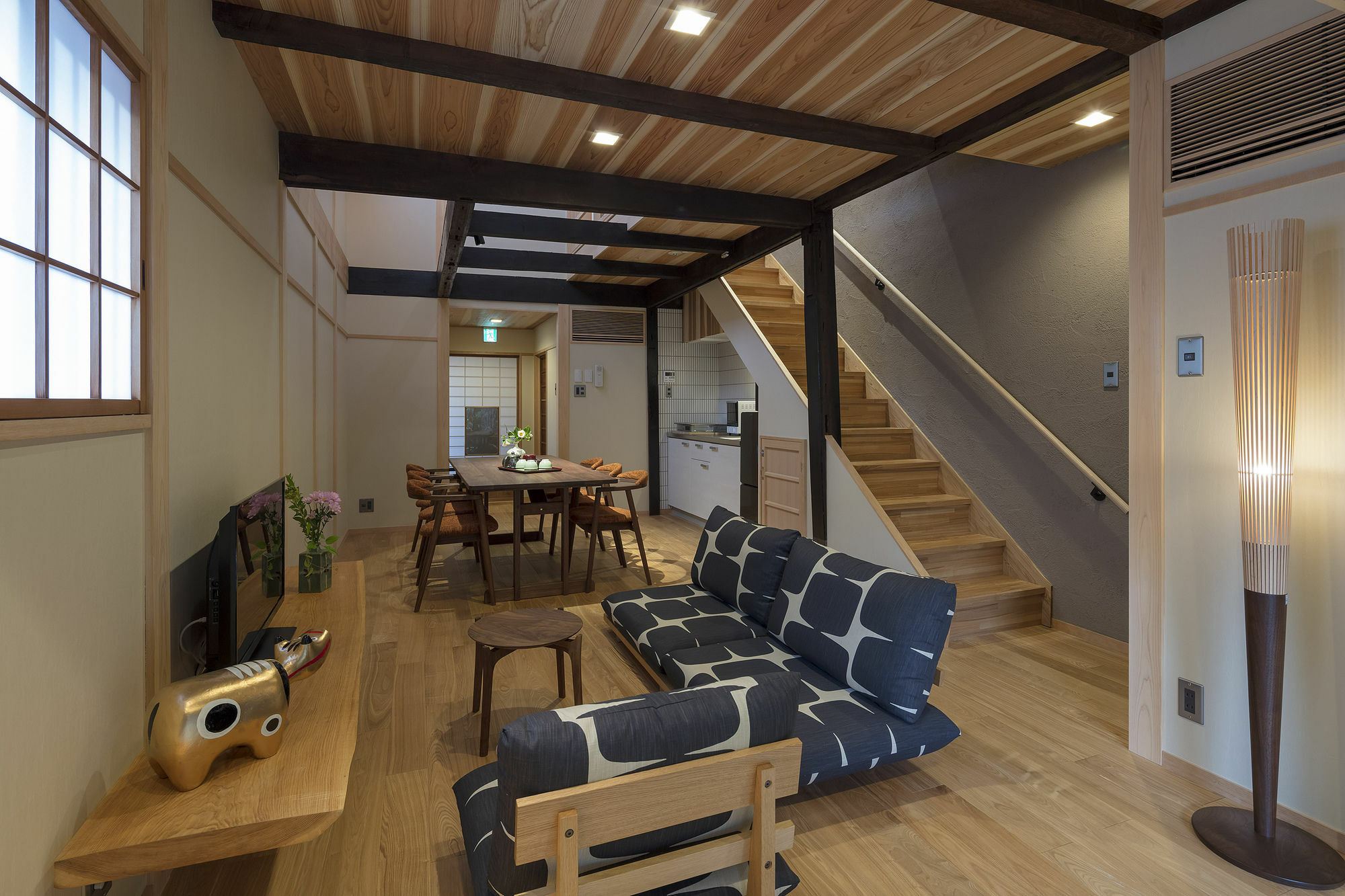 Вилла Shimabara Kaiden Machiya House Киото Экстерьер фото