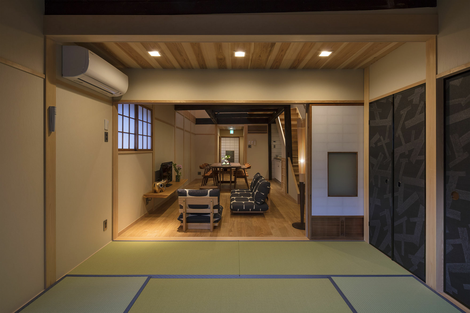 Вилла Shimabara Kaiden Machiya House Киото Экстерьер фото