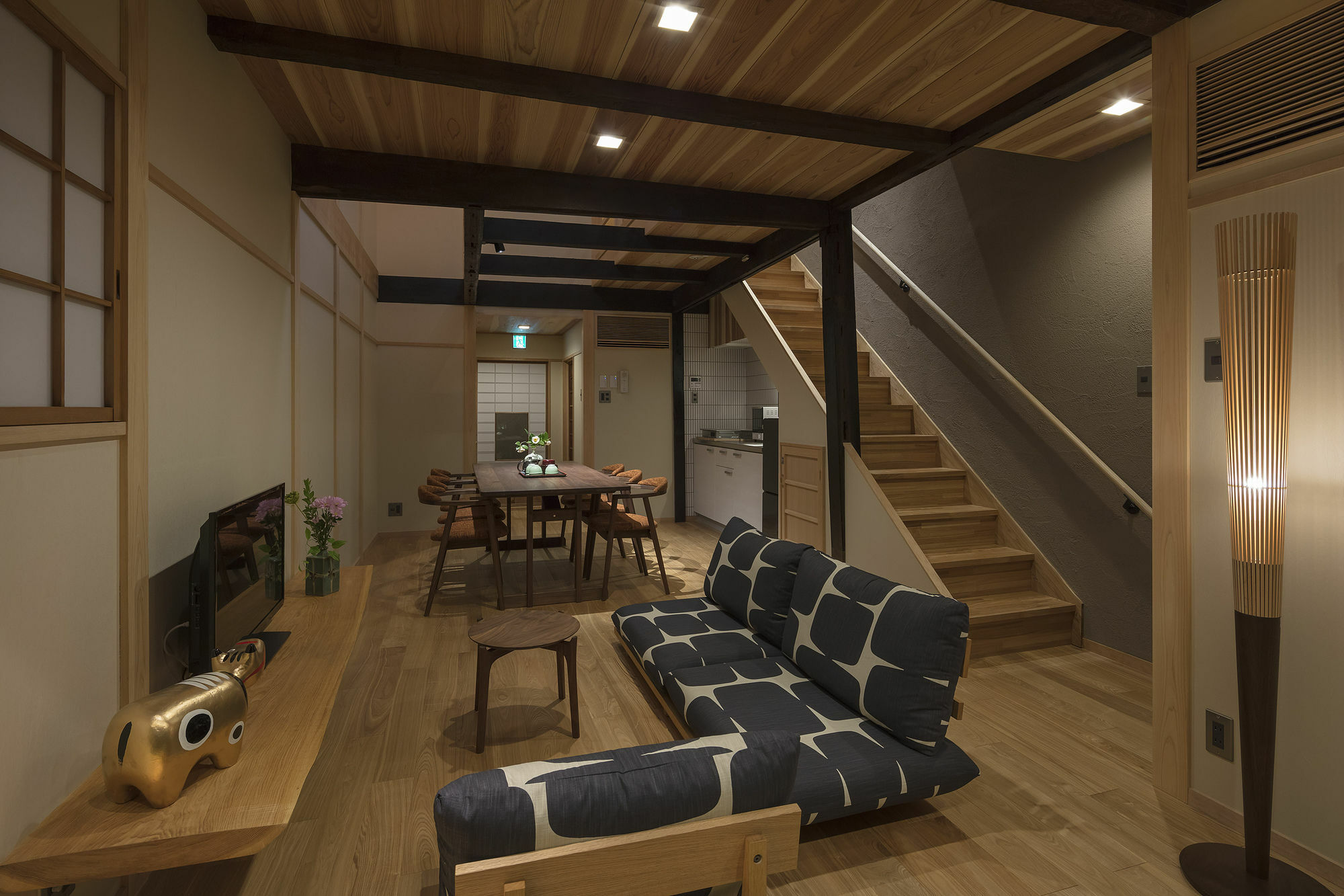 Вилла Shimabara Kaiden Machiya House Киото Экстерьер фото